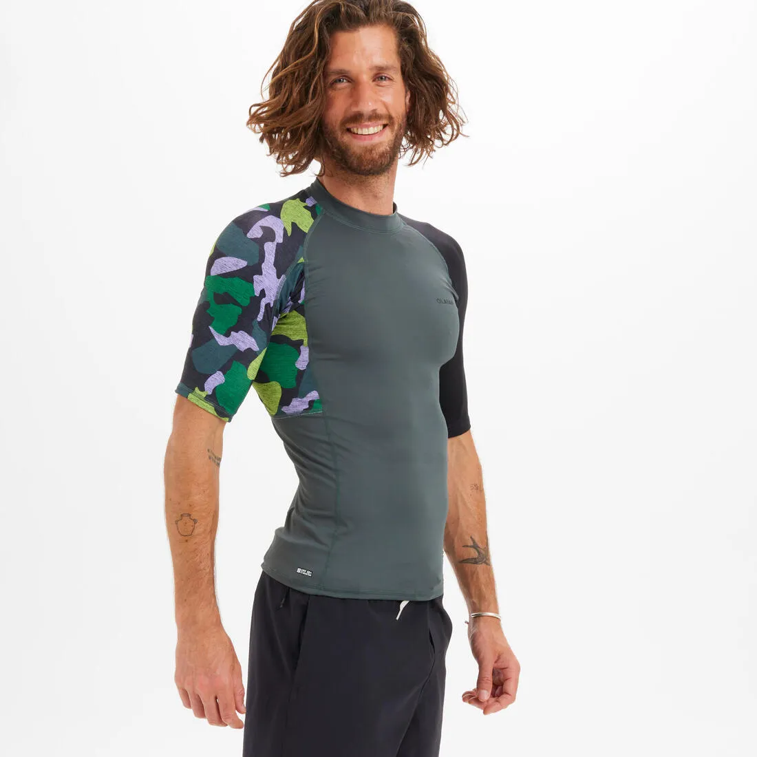 500 men's short-sleeved UV-protection surfing T-Shirt