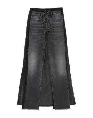 Ben Taverniti™ Unravel Project Women Denim skirt Black 28 jeans