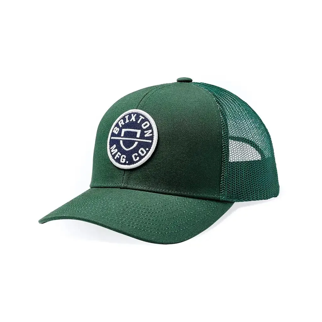 Brixton Crest MP Mesh Cap Trekking Green