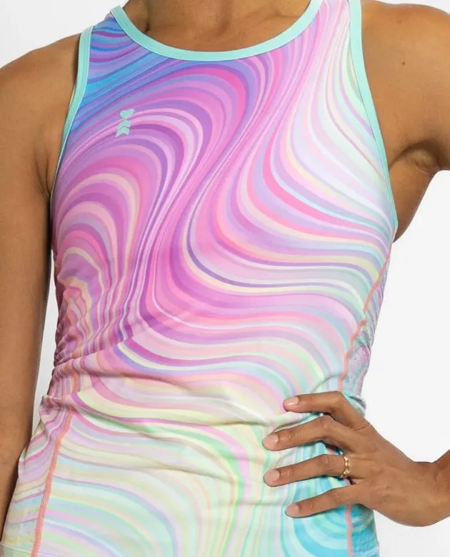 Coeur Women's new Triathlon tank with Shelf Bra