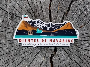 Dientes de Navarino Trekking Sticker | Patagonia Chile