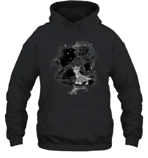 Disney Lion King Young Simba Star Gazing Premium Unisex Hooded Sweatshirt