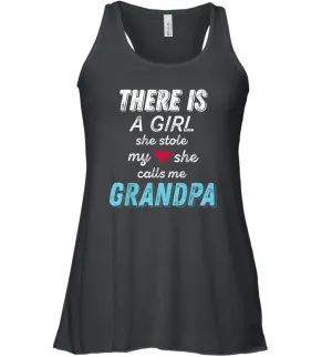 Father's Day Gifts for Grandpa from Granddaughter Women Racerback Tank