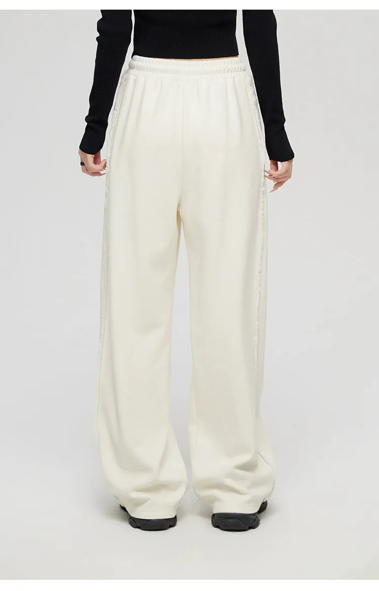 Frayed Wide Leg Pants