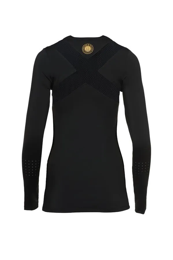 Hacks & Hills Long Sleeve Mesh Vented Equestrian Tee