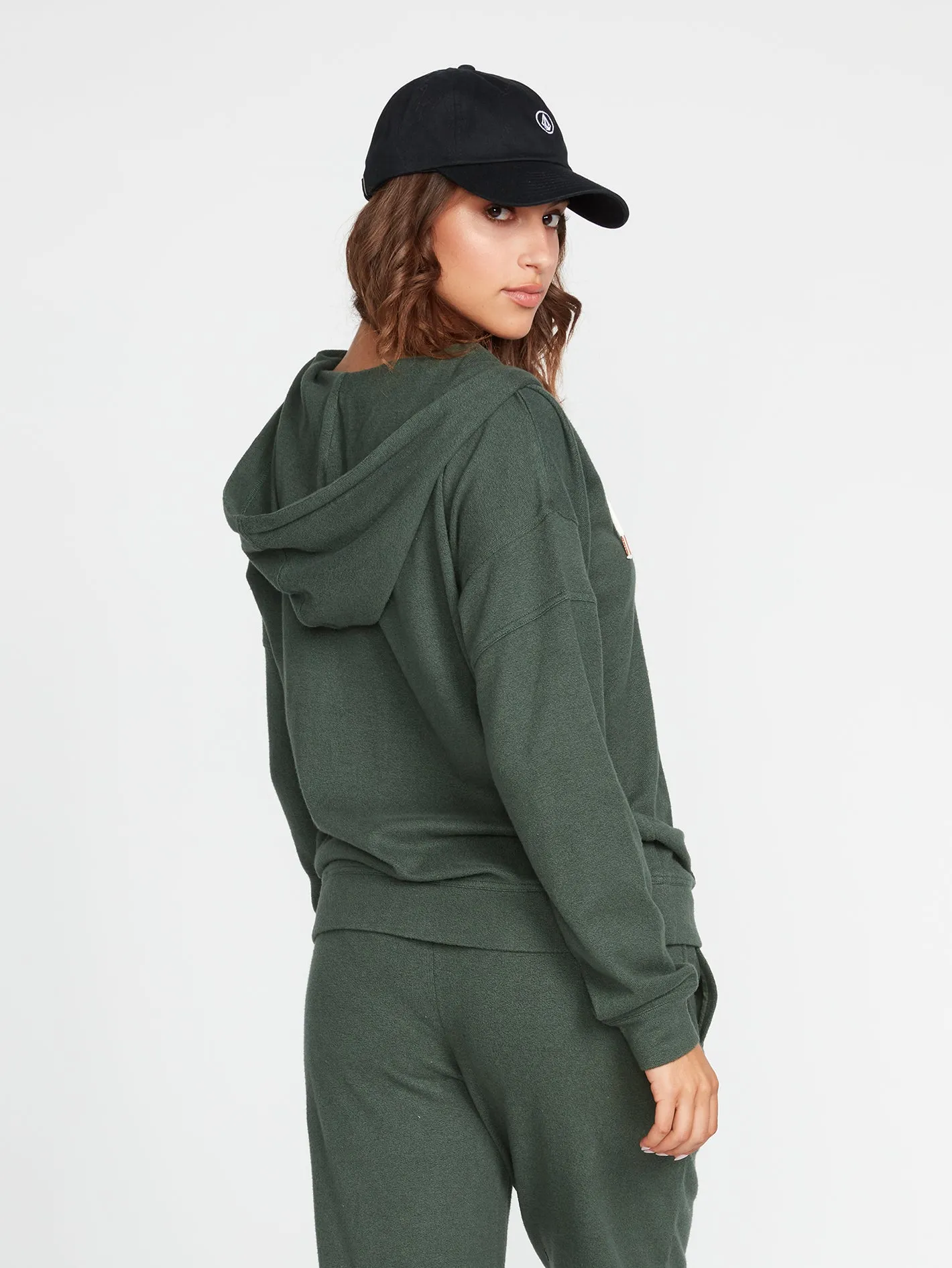 Lived In Lounge Zip Fleece - Dark Pine