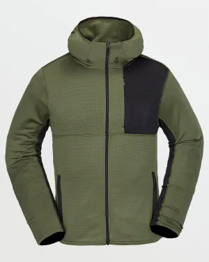 Mens Gridlock Full Zip Fleece - Ivy