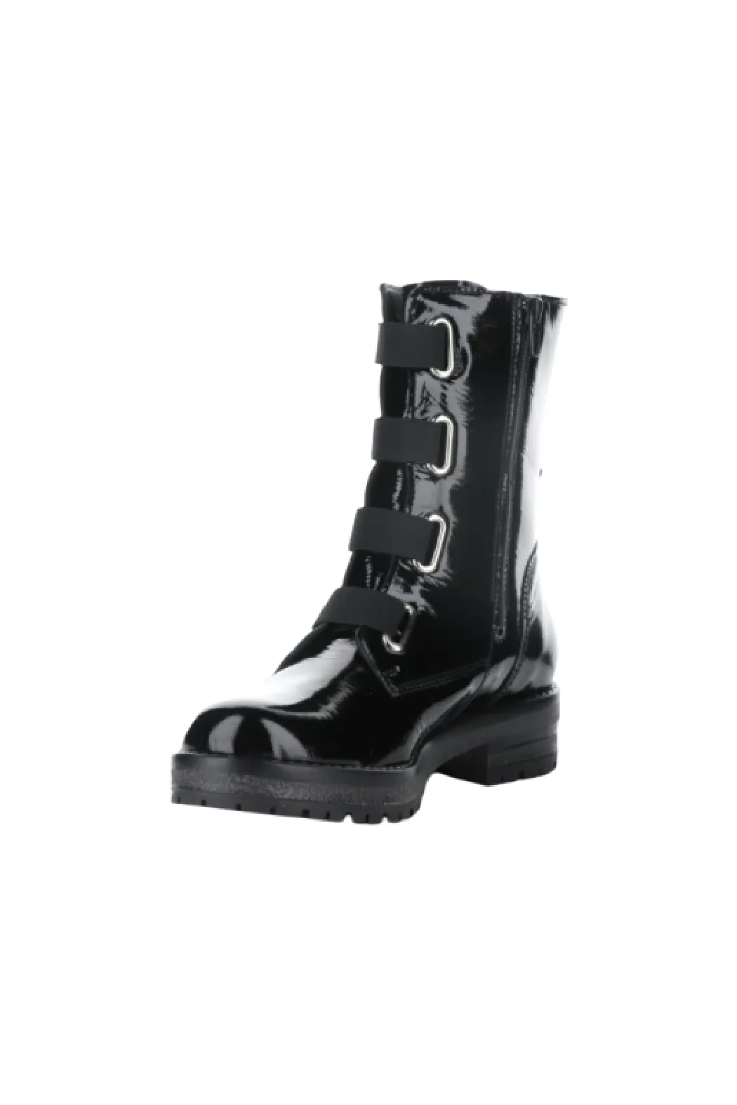 Pause Patent Zip Up Boots