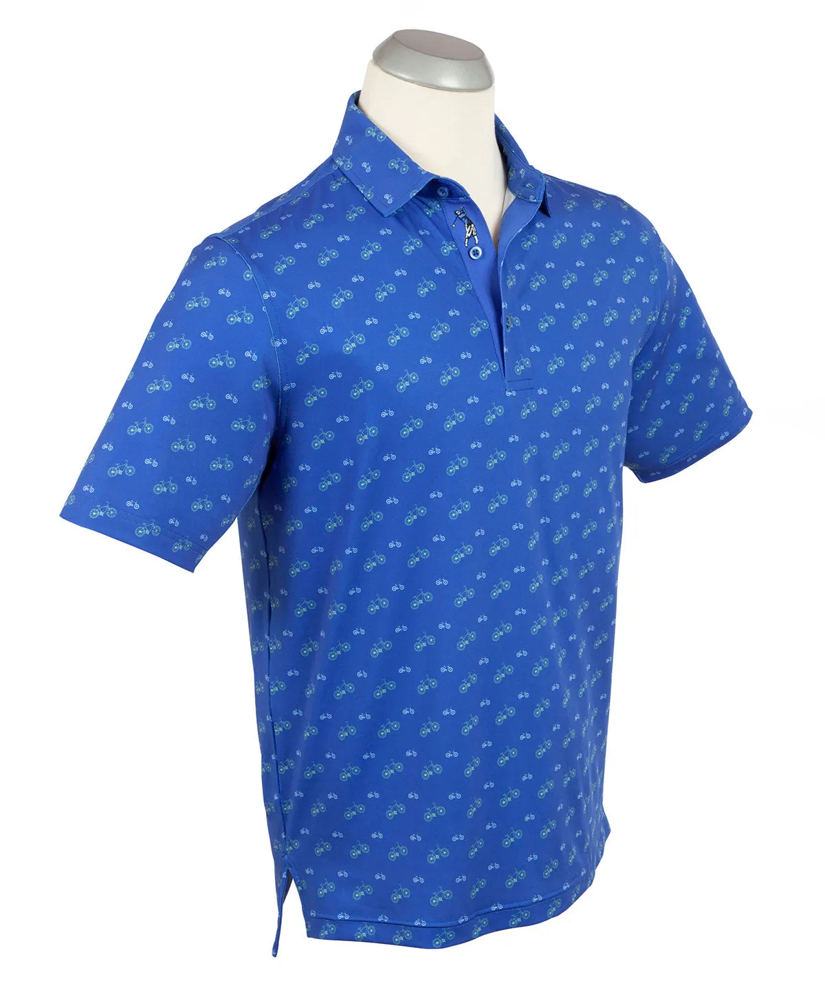 Performance Bicycle Print Short-Sleeve Polo Shirt