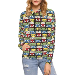 Super Heroes Eyes Hoodie for Women