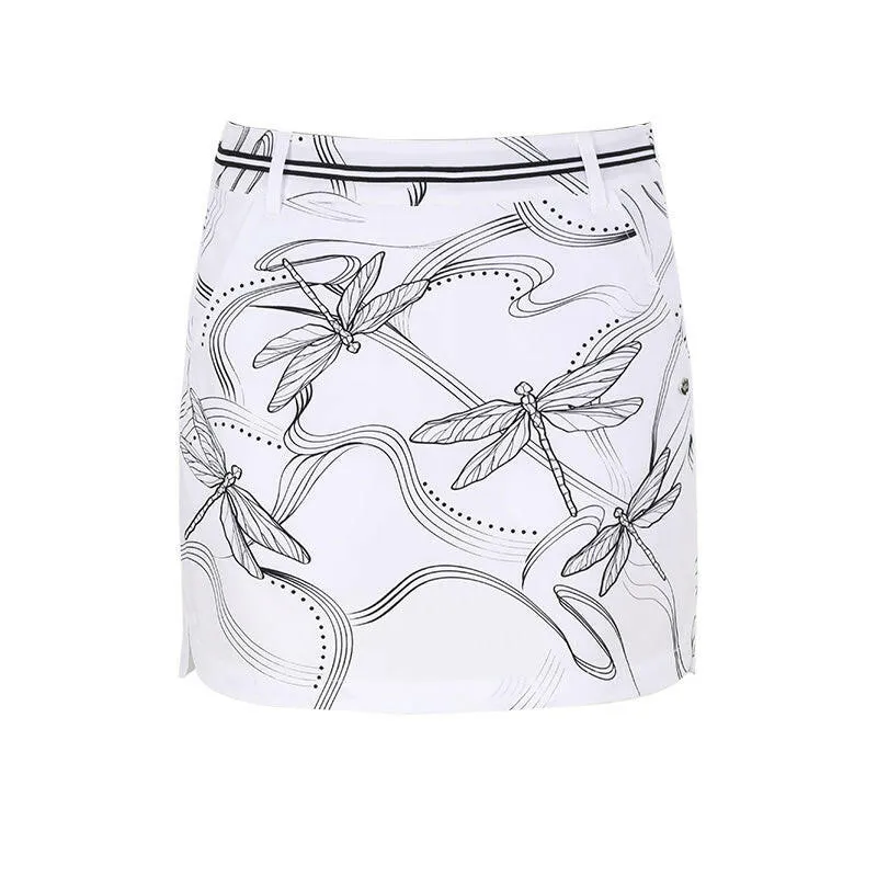 SVG Golf Dragonfly Print Skirt