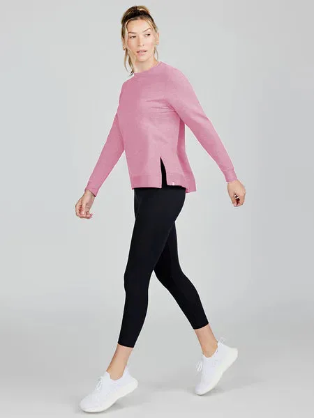 tasc Performance Women's Riverwalk Sweatshirt 2.0 in Bloom Heather