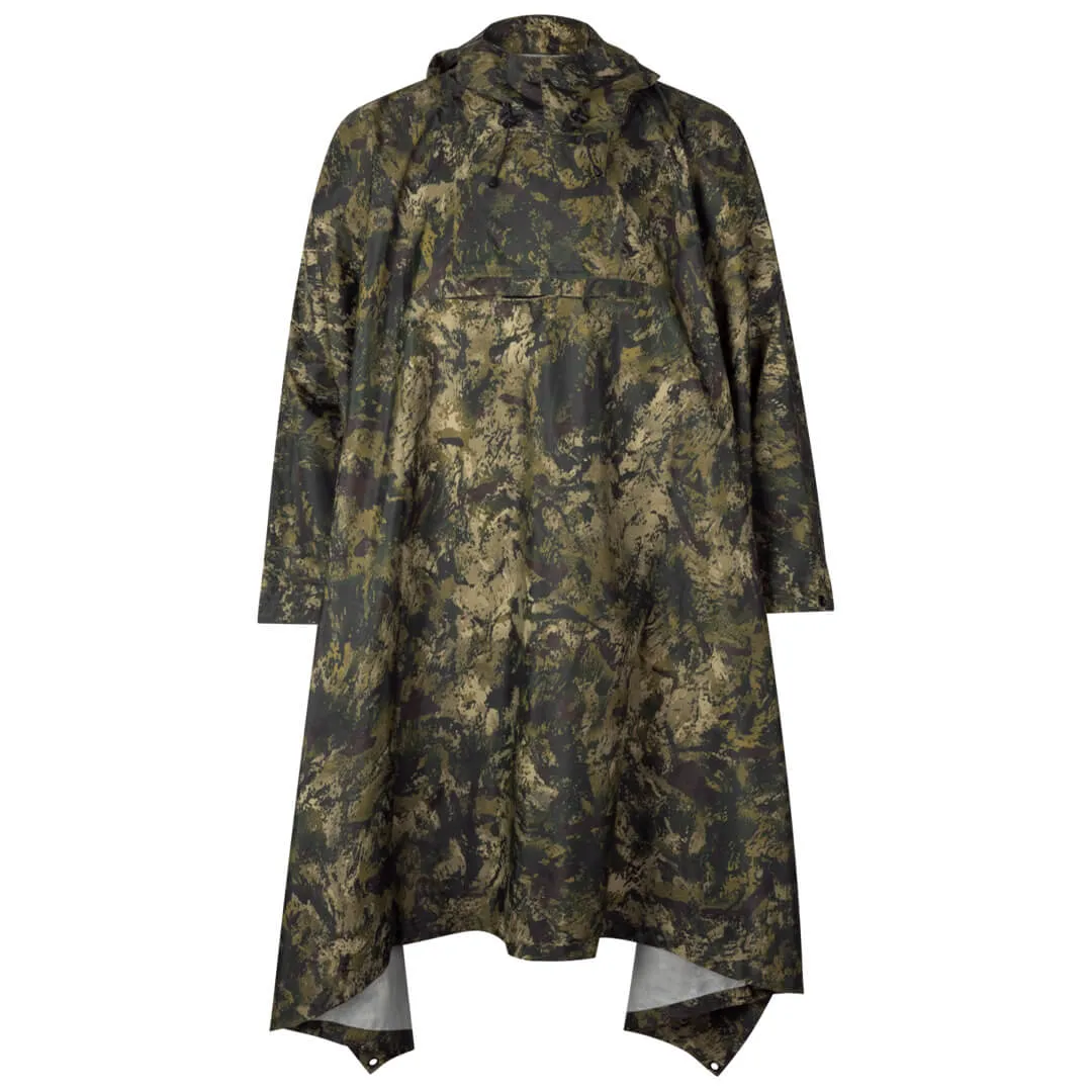 Taxus Camo Rain Poncho - InVis Green by Seeland