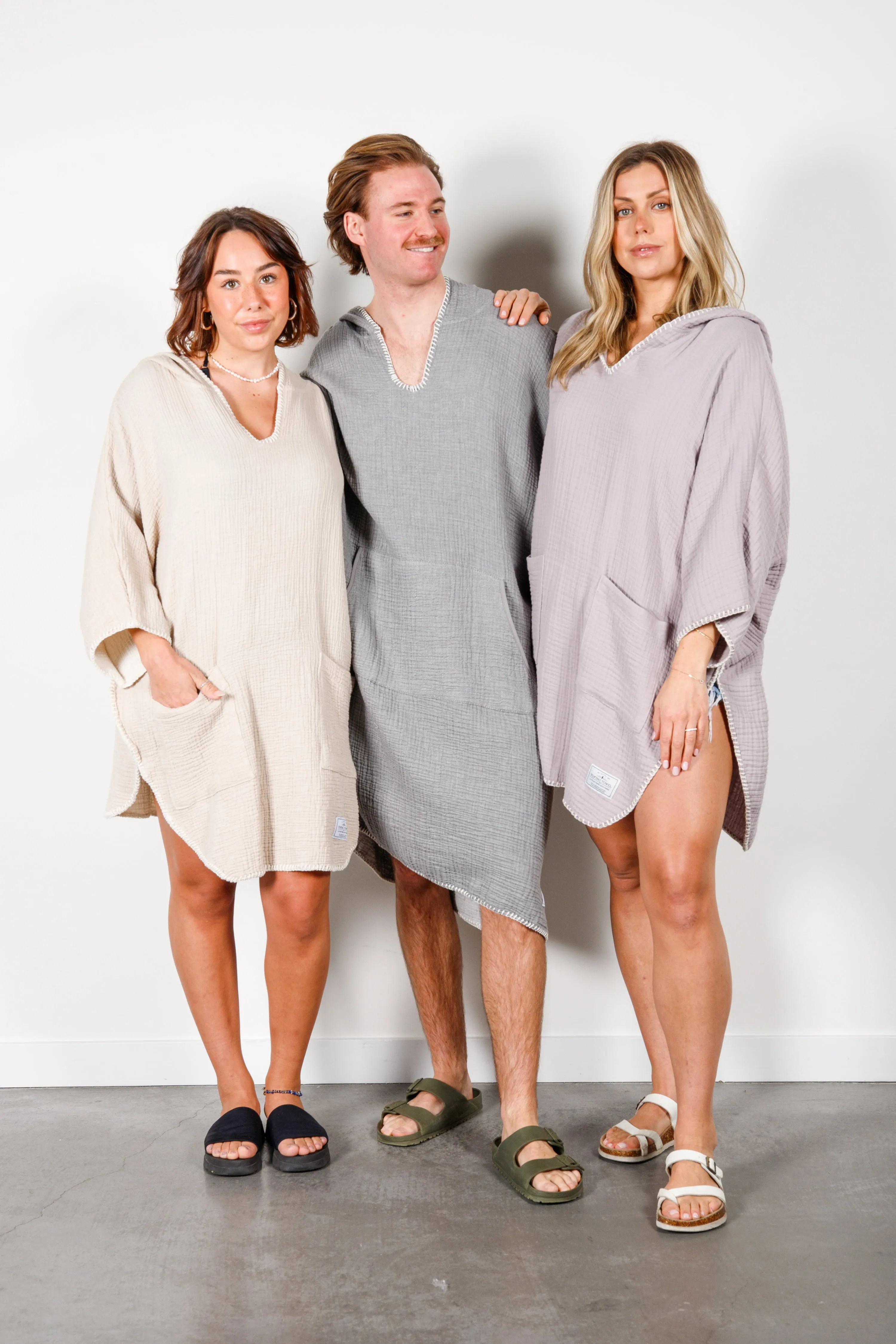 THE COCOON | Women's Muslin Surf Poncho