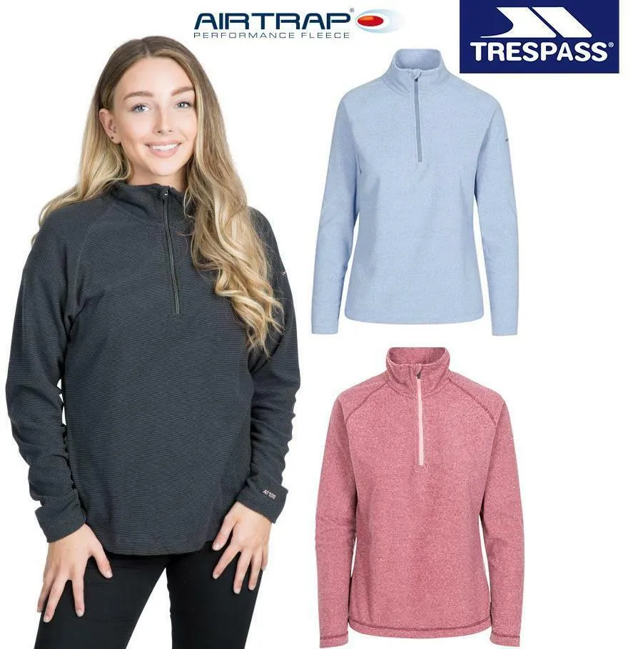 Trespass Womens Meadows Half Zip Fleece Jumper