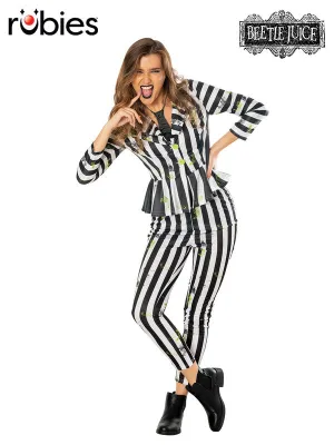 Women Costume - Beetlejuice Deluxe Womens Costume