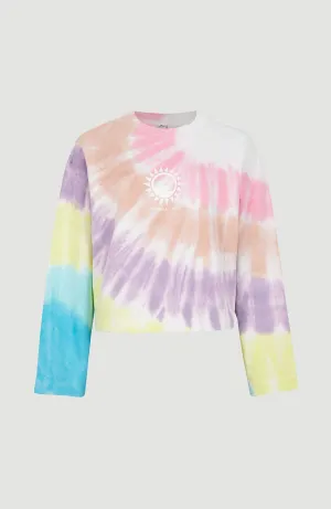 Women Of The Wave Crew Sweatshirt | Blue Tie Dye